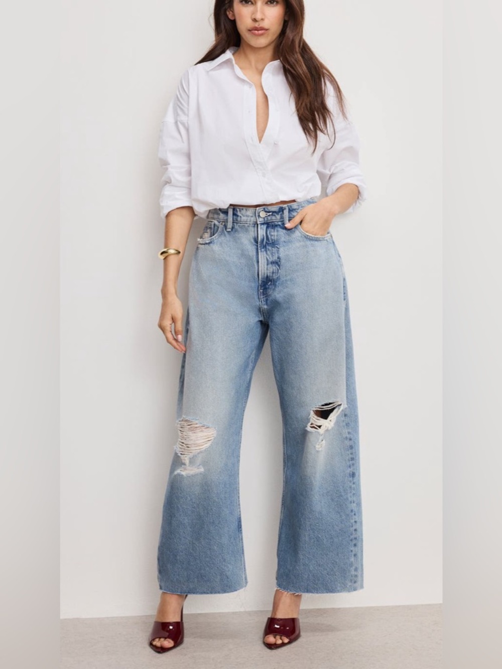 Good American
Good Extreme
Ripped Super
High Waist Barrel
Jeans - Picture 8 of 17